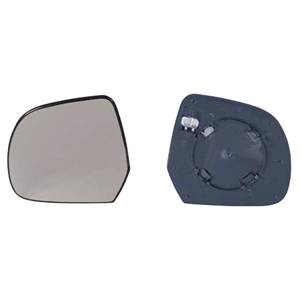 Miroir Glace rétroviseur gauche pour DACIA DUSTER I phase 1, 2010-2013, dégivrant, à clipser, Neuf