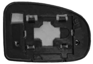 Miroir glace de rétroviseur extérieur gauche pour TOYOTA IQ, 2009-2014, avec support de fixation, neuf
