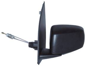 Rétroviseur gauche manuel pour FIAT PANDA II, 2003-2008, noir, Neuf