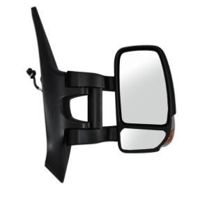 OCCASION - Rétroviseur droit électrique pour RENAULT MASTER III phase 1, 2010-2014, bras long, dégivrant, sonde, feu clignotant orange (16W)