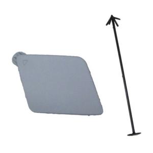 Cache Crochet Remorque Avant Gris Pour Ford Fiesta V MK6 2005-2008 - Réf. 6S6117A989A