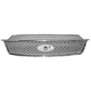 Grille de radiateur pour FORD C-MAX I phase 1 2003-2007, chromée, Mod. GRAVIER, Neuve