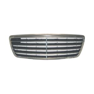 Grille radiateur pour MERCEDES CLASSE E 1999-2002 (W210), complète, noire, Mod. AVANT-GARDE, Neuve
