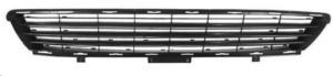 Grille centrale pare-chocs avant pour PEUGEOT 406, 1999-2004, noire, Neuve