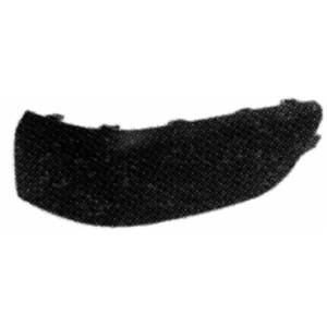 Moulure arrière gauche pour PEUGEOT 307 SW phase 1, 2001-2005 (break) baguette pare chocs, noire, Neuve