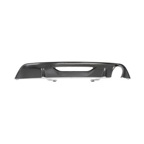 Spoiler pare-chocs arrière pour PEUGEOT 208 II phase 2 depuis 2023, noir brillant, avec échappement simple à droite, Neuf