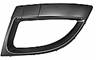 Enjoliveur feu antibrouillard gauche RENAULT SCENIC III phase 1, 2009-2011 argenté, pare chocs avant