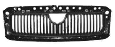 Grille radiateur centrale pour SKODA OCTAVIA I ph. 2 2000-2004, Noire, Neuve