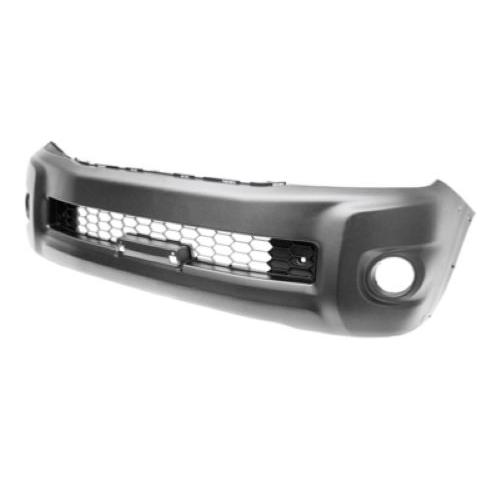 Pare chocs avant pour TOYOTA HILUX PICK UP 2008-2011, noir gaufré, trous élargisseur, trous feu antibrouillard, Neuf
