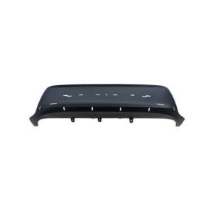 Spoiler pare-chocs arrière pour TOYOTA YARIS CROSS depuis 2020, noir gaufré, avec trous moulures, Neuf