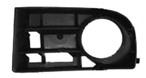 Grille calandre gauche VOLKSWAGEN GOLF V 2003-2008 noire, trou antibrouillard (2B), pare chocs avant