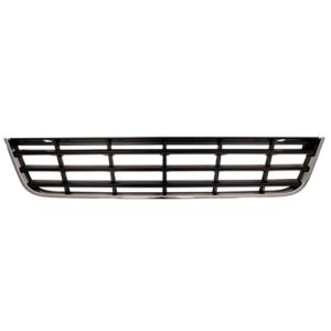 Grille de calandre centrale pour VOLKSWAGEN PASSAT B6 2005-2010, Inférieure, noire-chromé Neuve