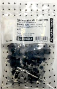 Kit de fixation assemblage pare chocs avant pour CITROËN C4 I (B5) phase 1 - 2, (tous modèles), Neuf