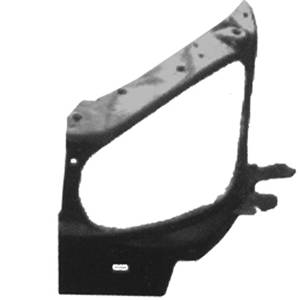 Siège de phare avant gauche pour PEUGEOT 206 ph.2, 2003-2009, support Neuf