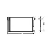 Condenseur de Climatisation pour OPEL CORSA D ph.1 2006-2010, OEM: 13310103, Neuf