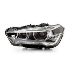 Phare Optique avant gauche électrique pour BMW X1 F48 depuis 2015, H7, avec moteur, avec feu de jour, LED, Neuf