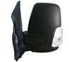 Rétroviseur gauche manuel pour FORD TRANSIT Mk8 phase 1 2014-2019, (bras court), clignotant blanc, noir