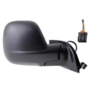 Rétroviseur droit électrique pour FIAT DOBLO III phase 1 2022-2023, avec sonde, noir, 5 pins, Neuf