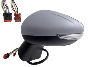 Rétroviseur gauche pour CITROËN C3 AIRCROSS 2017-2021, électrique, rabattable électriquement, BLIS, feu de courtoisie, Neuf à peindre