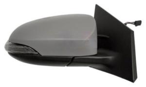Rétroviseur droit électrique pour TOYOTA AURIS 2013-2017, dégivrant, avec feu, rabattable,chromé, Neuf à peindre