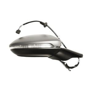 Rétroviseur droit pour VOLKSWAGEN GOLF VII SPORTSVAN phase 2 2017-2021, électrique, avec feu, mémoire, 12 PIN, coque à peindre, Neuf