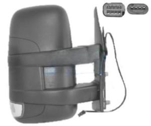 Rétroviseur droit électrique pour IVECO DAILY, 2006-2009, (bras court), Mod. >2009 dégivrant, avec clignotant, antenne, Neuf