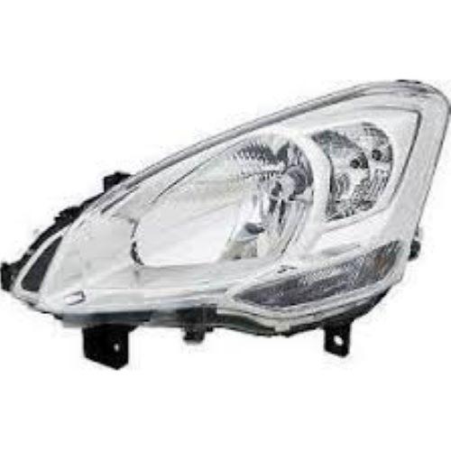 Phare Optique avant gauche pour CITROËN BERLINGO II phase 2, 2012-2015, H4, grand feu clignotant, électrique, Neuf