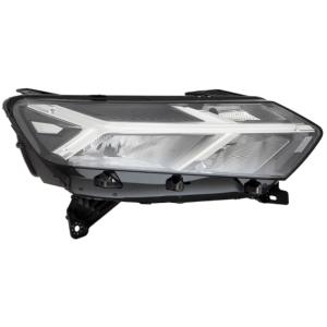Phare Optique électrique avant droit à LED pour DACIA SANDERO STEPWAY III phase 1 depuis 2021, H7+PY21W, avec feu diurne, profils chromés, Neuf