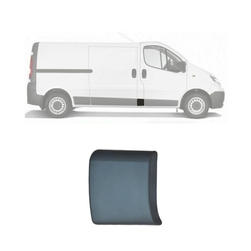 Moulure cache centrale droite RENAULT TRAFIC II, 2006-2014, Grise foncé,  Neuve