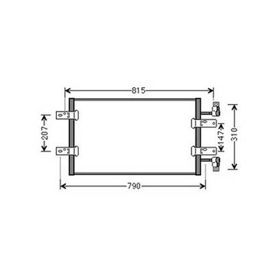 Condenseur de Climatisation pour NISSAN PRIMASTAR ph.2 2006-2016, OEM: 8200465489, Neuf