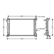 Radiateur de refroidissement moteur pour FORD FOCUS I ph.1 1998-2001, OEM: 1671969, Neuf