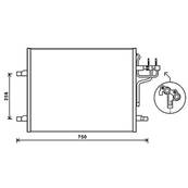 Condenseur de Climatisation pour FORD KUGA I 2008-2012, OEM: 1522067, Neuf
