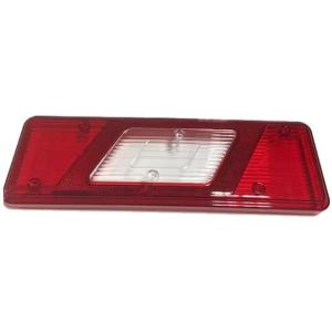 Cabochon feu arrière droit pour FORD TRANSIT Mk8 phase 1 2014-2019, rouge/incolore, Mod. TIPPER, Neuf