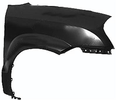 Aile avant droite pour HYUNDAI TUCSON I 2004-2010, avec trous, Neuve à peindre