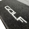 Kit 4 Tapis de sol Auto pour VOLKSWAGEN GOLF VI (5K) 2008-2012, avec sigle GOLF moquette noire Neuf