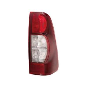 Feu arrière droit extérieur pour ISUZU D-MAX I phase 1 2007-2011, sans porte-lampe, rouge/blanc, fumée, Neuf