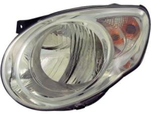 Phare optique avant gauche électrique H4 pour KIA PICANTO, 2008-2011, 8 pin, avec moteur, neuf
