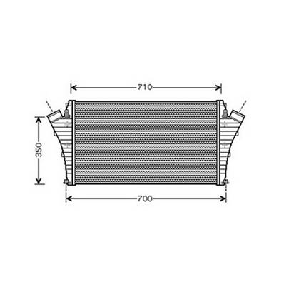 Intercooler pour OPEL VECTRA C 2002-2005, OEM: 6302040, Neuf