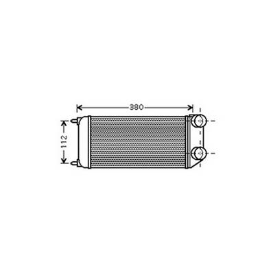 Intercooler pour PEUGEOT 106 ph.2 1998-2005, OEM: 0384H1, Neuf