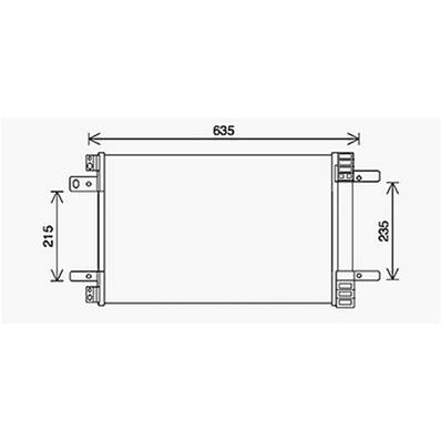 Condenseur de Climatisation pour PEUGEOT 308 II ph.1 2013-2017, OEM: 9673629780, Neuf