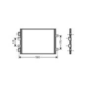 Condenseur de Climatisation pour RENAULT KANGOO I ph.1 1997-2003, OEM: 8200137650, Neuf