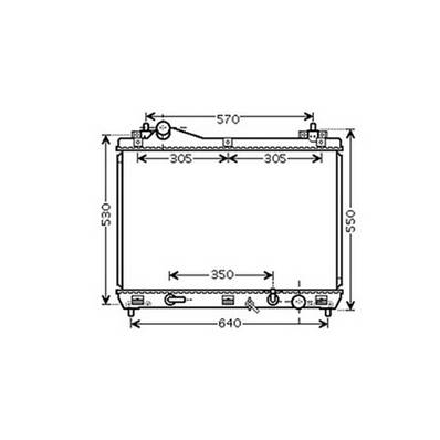 Radiateur de refroidissement moteur pour SUZUKI Grand Vitara 2005-2009, OEM: 1770066J10, Neuf