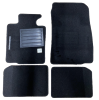 Kit 4 Tapis de sol Auto pour MINI COUNTRYMAN R60, 2010-2017, avec sigle COUNTRYMAN, moquette noire, avec CLIPS, Neuf