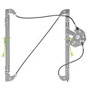 Lève vitre électrique avant gauche pour BMW Série 3 E46 2001-2004, sans moteur, confort, Mod. 5 portes, Neuf