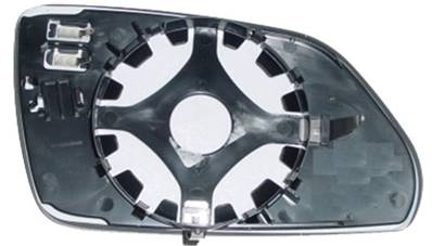 Miroir Glace rétroviseur gauche pour SKODA OCTAVIA II ph. 1 2004-2009, dégivrant, asphérique, Neuf