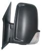 Rétroviseur gauche électrique pour VOLKSWAGEN CRAFTER phase 2 2011-2017, dégivrant, feu clignotant, noir, Neuf