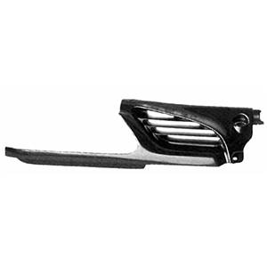 Grille de calandre droite pour RENAULT SCENIC I phase 1, 1996-1999, noire, baguette sous phare