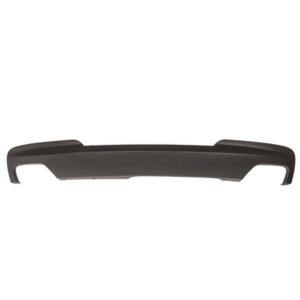 Spoiler Pare chocs arrière pour BMW Serie 5 F10 M-TECH, 2010-2013, double sortie de pot d'échappement, noir, Mod.550, Neuf