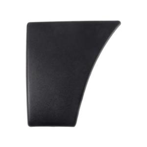 Moulure aile arrière gauche pour FIAT DUCATO II phase 2 2002-2006, partie avant, noire gaufrée, avec clips, mod. empattement court, Neuve