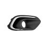 Grille avant droite pour FIAT TIPO II phase 1 2015-2020, noire, sige antibrouillard, moulure chrome, modle 5 portes/SW, Neuve